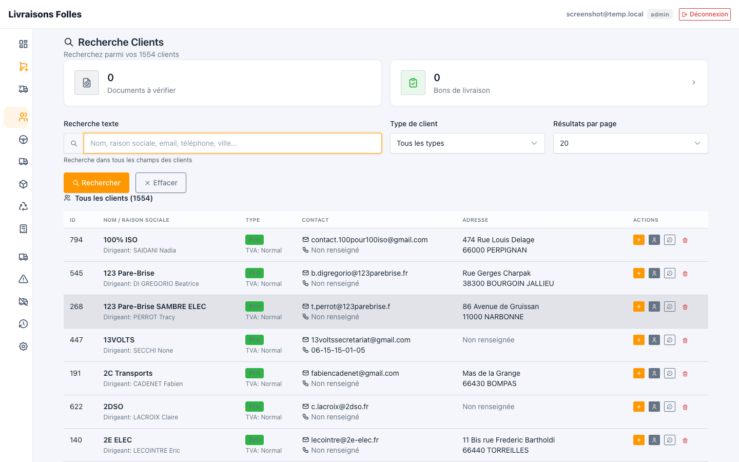 Gestion des clients professionnels BTP dans le logiciel ERP